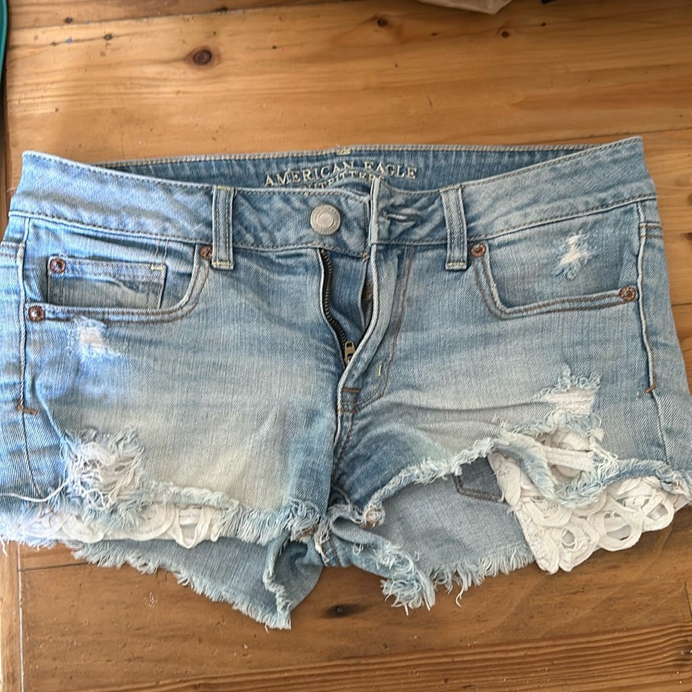 American eagle denim shorts